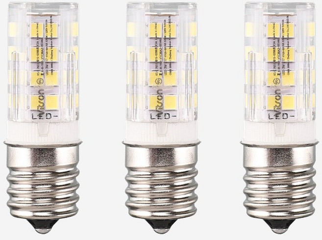 비츠온 KDT LED 미니 콘램프 3W E17, 3개, 주광색