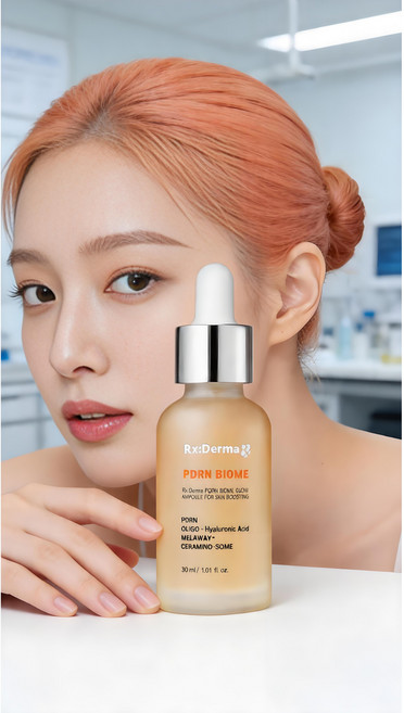 알엑스더마 고함량 PDRN 히알루론산 앰플 스킨부스터 모공 탄력 물광 세럼, 3개, 30ml