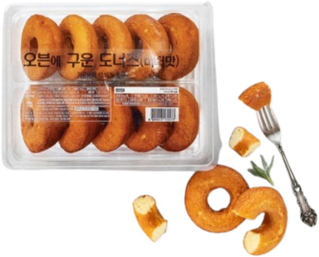 오븐에 구운 도너츠 버터맛, 10개, 40g