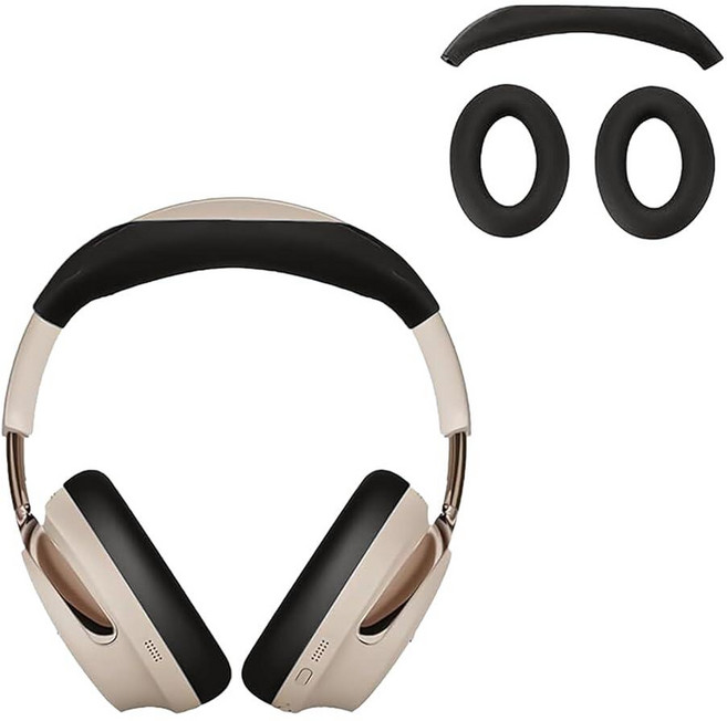 Bose QuietComfort 울트라 헤드폰 (2세대) 케이스 실리콘 스웨트 커버 2세트 KONXISA Eeadphones 보호 케이스 이어 쿠션/헤드밴드 커버 프로텍터, Bose QuietComfort 울트라 헤드폰 (2세대