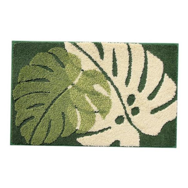 나뭇잎발매트 인테리어발매트 인테리어 발매트 소프트 나뭇잎 발매트 집들이선물 onl+31440SR, 몬스테라, 몬스테라