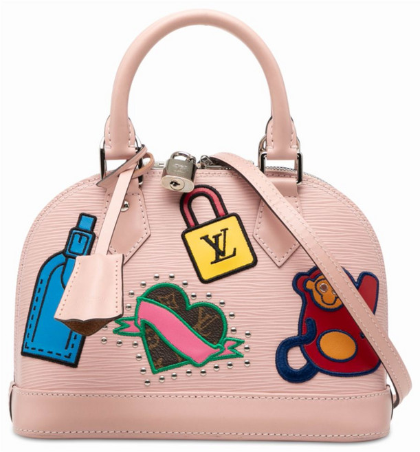 루이 비통 중고 2018 에피 스티커 알마 BB 사첼 백