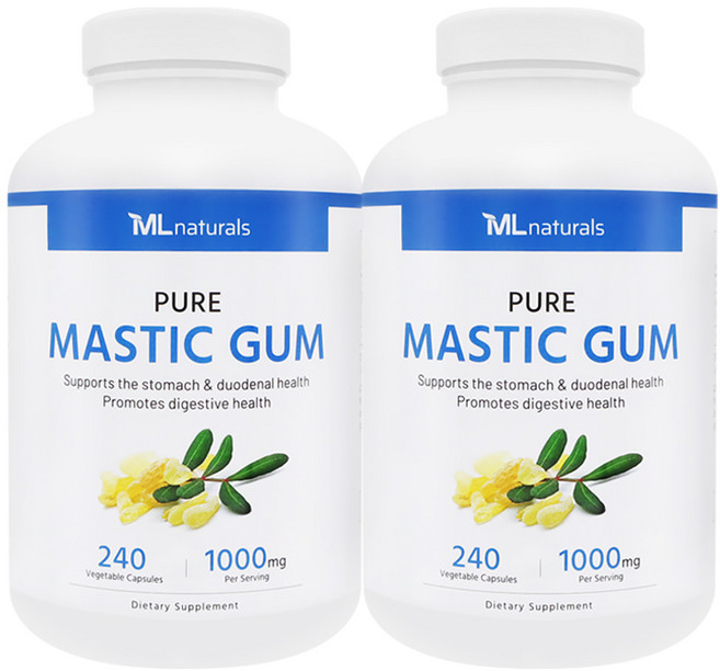 마이라이프 내추럴스 매스틱검 1000mg, 240정, 2개
