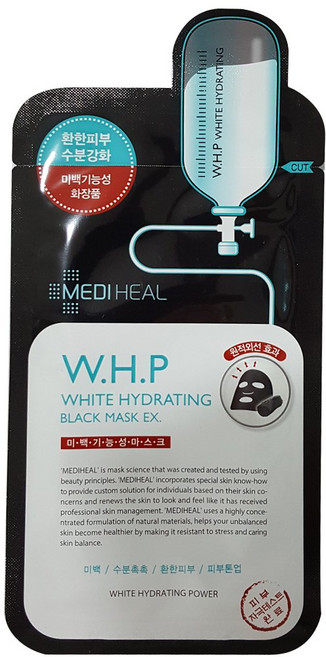 메디힐 WHP 미백수분 블랙 마스크팩 EX, 10개입, 3개