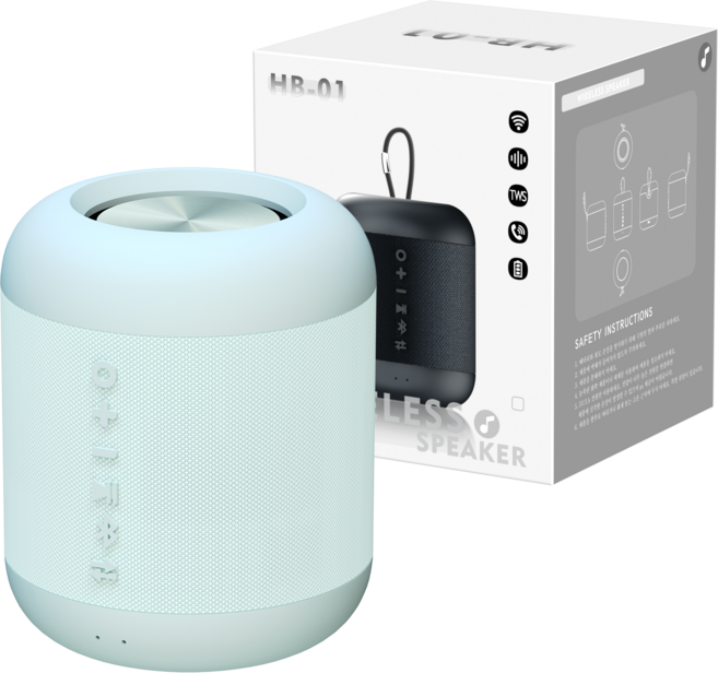 비파노 휴대용 생활방수 TWS 블루투스 스피커, 민트