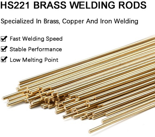 5 미터 HS221 황동 용접봉 1 6/2 0/2 5/3 0mm Coppe 철강 카바이드 도구 용 가스 브레이징 필러, 1.6mm