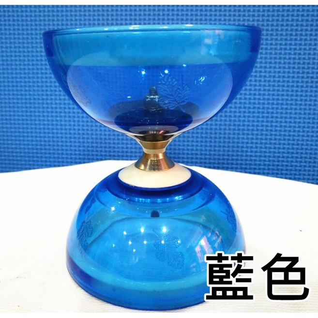 懷舊童玩扯鈴 培鈴 扯鈴棍 扯鈴線 單培鈴 多色可選 新手適用, 藍色, 1個