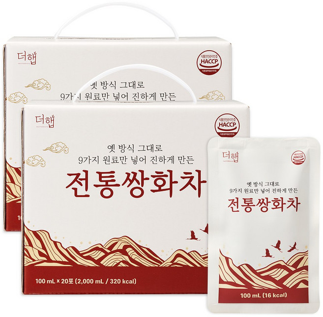 2위 - 더햅 전통쌍화차, 2박스, 20개입, 100ml