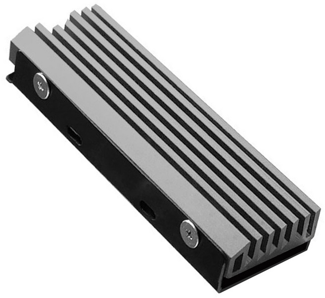M.2 SSD 히트 싱크 NVME 2280 솔리드 디스크 더블 쪽 방열판 열 변형