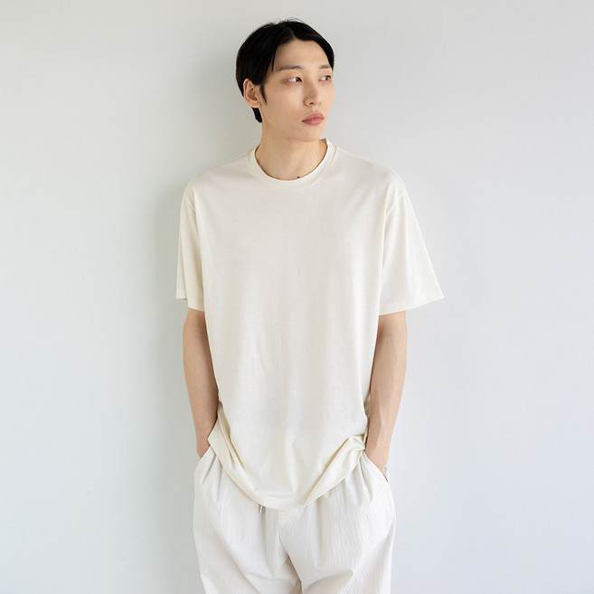 꼼소넛 Silk cutting t-shirt