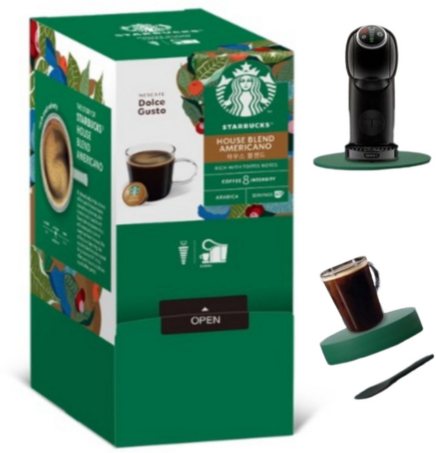 스타벅스 에스프레소 로스트 캡슐커피, 5.5g, 60개입, 1개