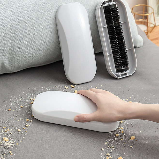 만능 회전 브러쉬 먼지 제거기 이불 털이개 털이 책상 털이기 닦이 옷 제거 침구 청소 집 떨이 털 카페트, 1개, 상세페이지 참조