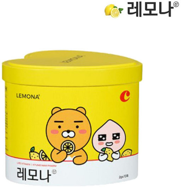 경남제약 레모나산 비타민C 카카오 하트캔 2g 70포, 140g, 1개