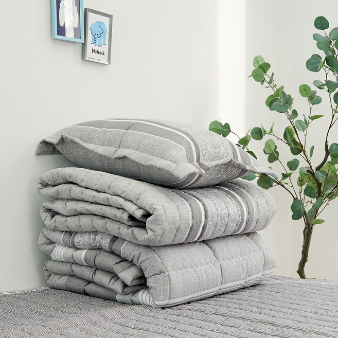 피치스킨 사계절이불세트 기숙사 간절기 병원 펜션용