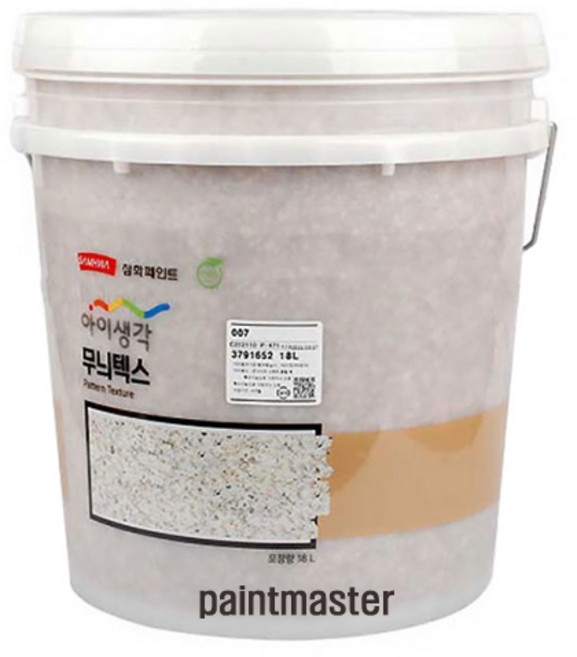 삼화페인트 내부용 다채무늬 아이생각 무늬텍스 계단/복도, 1개, 039, 18L