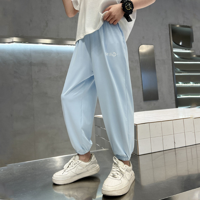 아이스 해빛차단 츄리닝 바지 유아 아동 주니어 110-160