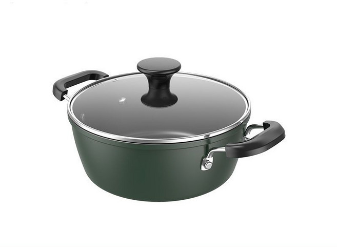 해피유통 맥반석 냄비 논스틱 가정용 냄비 jhwj, 20cm냄비+뚜껑, 1개