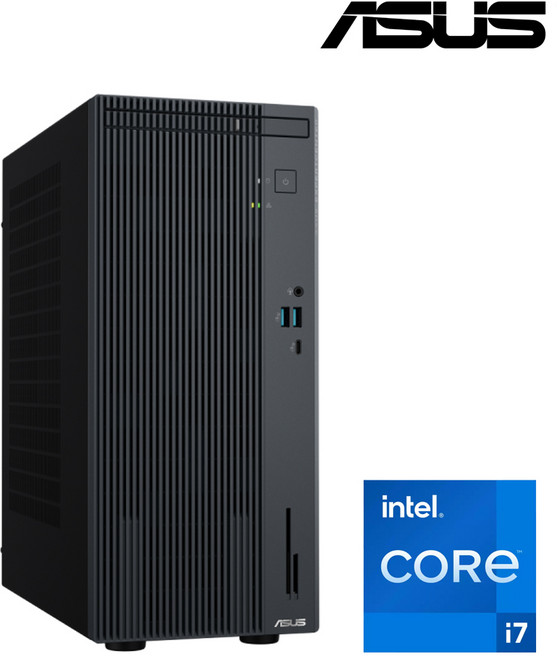 ASUS ExpertCenter P500MV-07240H1610 MiniTower [i7-240H 8G 512GB 330W], Free DOS, 8GB, 그레이
