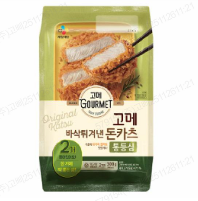 cj 고메 통등심돈카츠 300g 2개