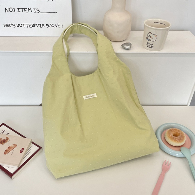 후암마켓 파스텔 6컬러 감성 에코백 가벼운 데일리 캔버스백