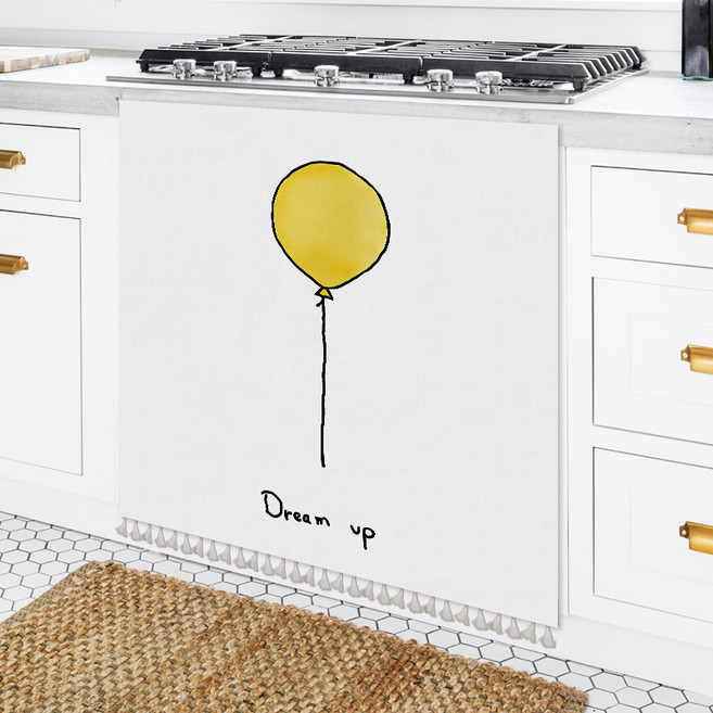 찍찍이 벨크로 패브릭 가리개 옷장 선반 책장 가림천 가림막 커튼 드로잉1 S