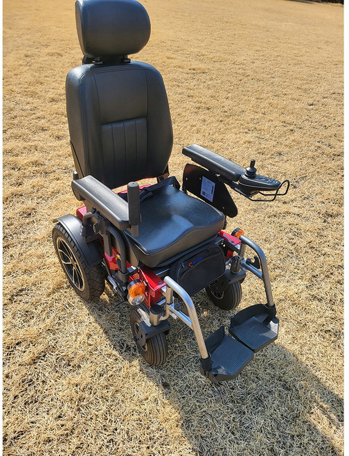 전시차 전동휠체어 나래210 케어라인 노인전동차 장애인휠체어, 1개