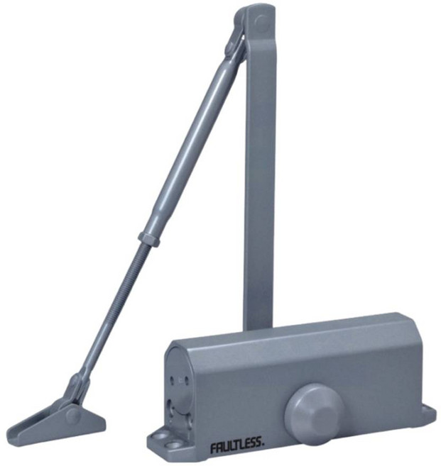 FAULTLESS 加安牌 門弓器 S772 台灣製 關門器 內停 門開90度 適用門重25-45kg, 1個