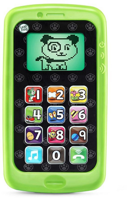 LeapFrog 챗 앤 카운트 이모지 스마트폰 그린 251468, Green