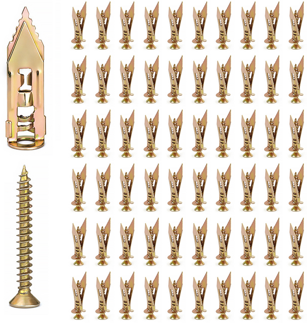 리빙로드 석고보드용 앙카 고정 나사 60개, 1세트