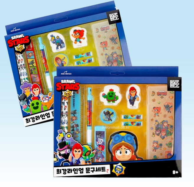 브롤스타즈 문구세트 최강라인업 1개 단품, B.블루