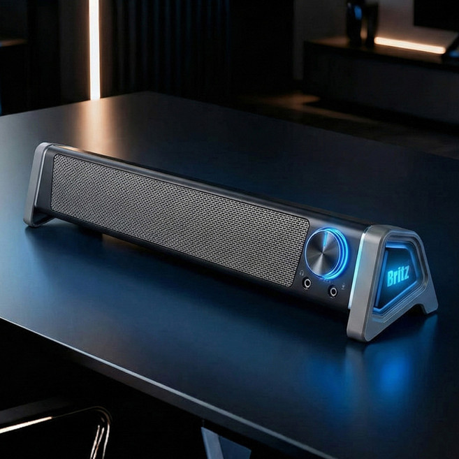 브리츠 BZ-SP200X 2채널 PC 컴퓨터 사운드바, 혼합색상