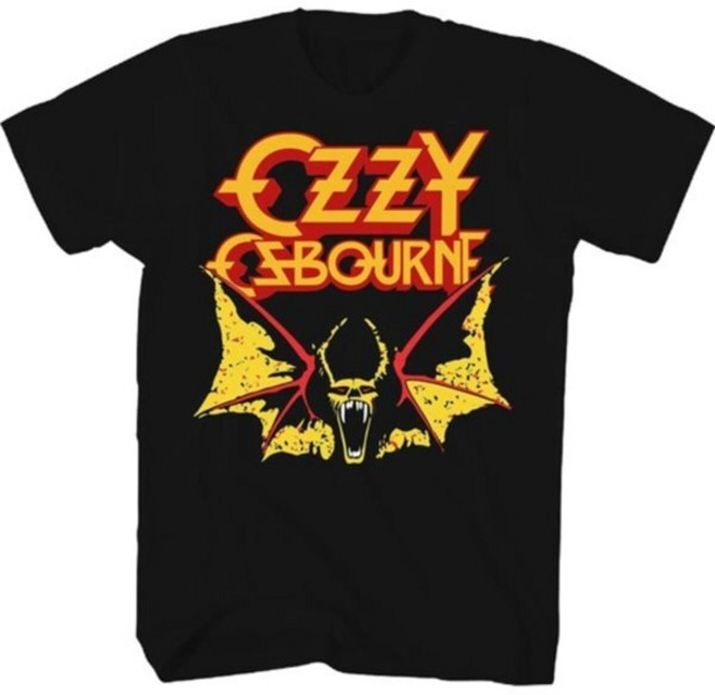 Ozzy Osbourne (오지 오스본) - Bat : Black XL T-SHIRT (블랙 엑스트라 라지 티셔츠)