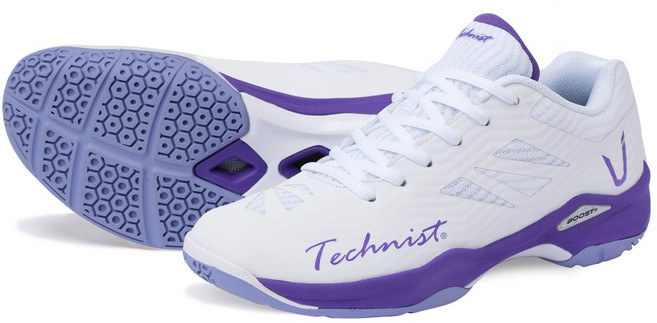 테크니스트 배드민턴 신발 T960 PP 보라색신발 남녀공용 technist shoes올라운드 인도어화 김기정 김사랑 실내 운동화 실내화 학생 성인 남자 여자 용산스포츠 용스