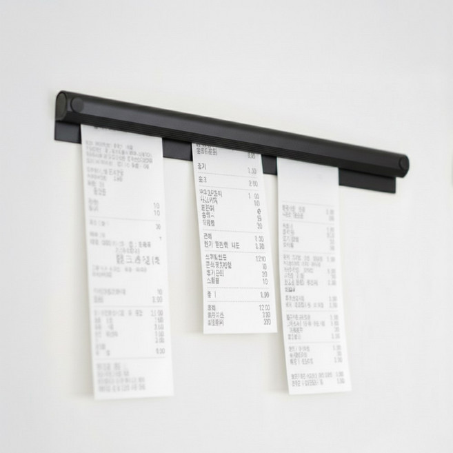 모노즈 무타공 주문정리 오더렉 900mm, 1개, 블랙