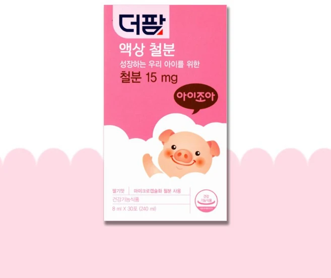 더팜 아이조아 액상철분, 1개, 240ml - 쿠팡