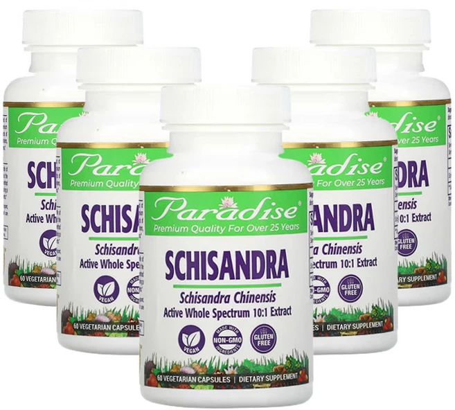 파라다이스허브 오미자 베지 캡슐 60정, 5개 - 쿠팡