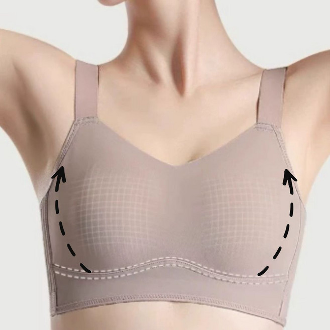 고힙 처진 가슴작아보이는 노와이어 후크 브라