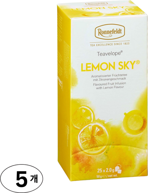 로네펠트 티벨롭 레몬 스카이 25티백, 5개, 50g, 25개입, 2g