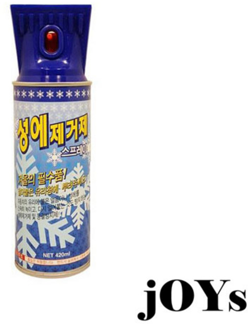 동계 자동차 유리 간편 성에제거 스프레이, 420ml, 1개