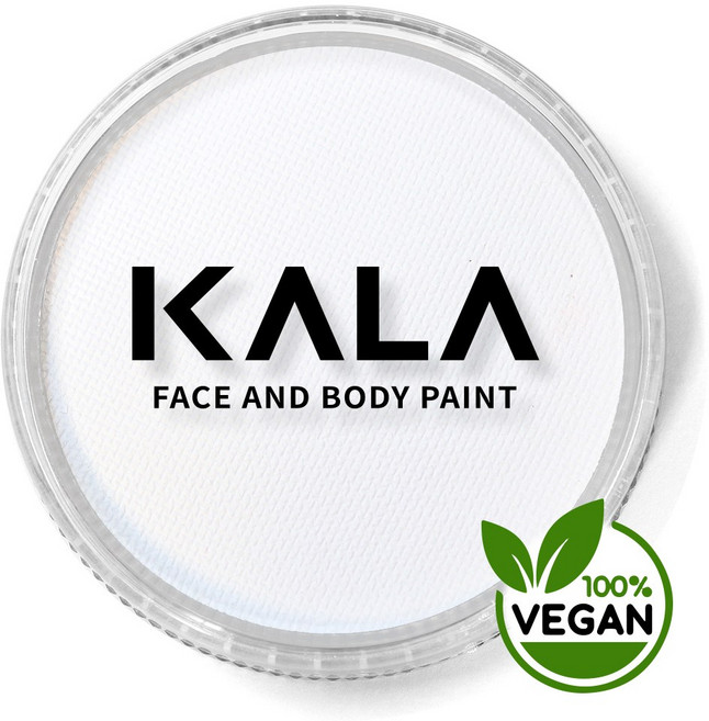 KALA 페이스페인팅 바디페인팅 수성물감 단색 싱글(30g) 아트마스크 입시용 축제 행사 할로윈 코스프레, KALA-01white