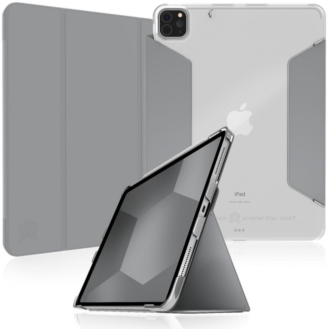 [애플 공식 파트너] 에스티엠굿즈 스튜디오 태블릿PC 케이스, 그레이