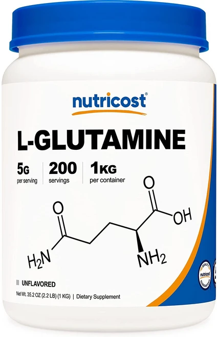 뉴트리코스트 L-글루타민 언플레이버드, 1kg, 1개 - 쿠팡