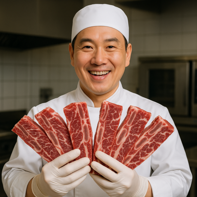 (완벽 근막 기름 손질 꽃갈비) 호주산 엘에이갈비 LA갈비 라갈비 소갈비 소고기 구이용 찜용 양념 안된 냉동육, 1개, 2kg