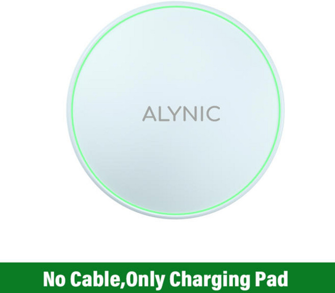300W 무선 충전기 패드 16 15 14 13 12 Max 용 고속 충전 스테이션, ALYNIC White, 1개