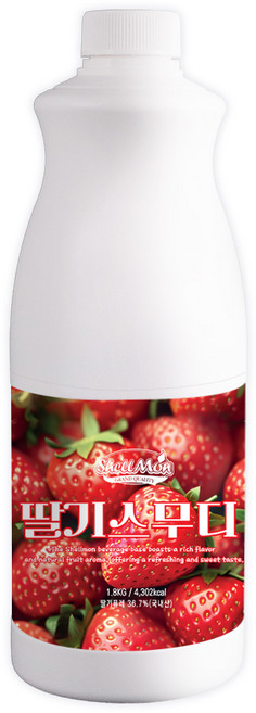 쉘몬 딸기 스무디 1.8kg, 1개