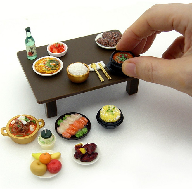 미니로 [ 납골당 상차림 꾸미기 - 1탄 ] 260가지 음식미니어처 납골당꾸미기 수제작, D8 초장