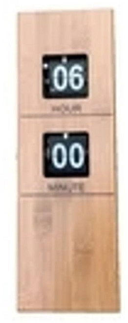 플립 벽시계 세로형 시계 벽걸이형 14인치 인테리어 레트로 대나무, B. 20 인치 직경 50.5cm, A. 대나무와 나무, B. 검은 색 스윙, B. 20인치직경 50.5cm