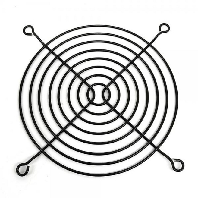 JOYCOOL 팬그릴 120mm 블랙 쿨링팬 쿨러 팬 커버 가드 철망, 1개