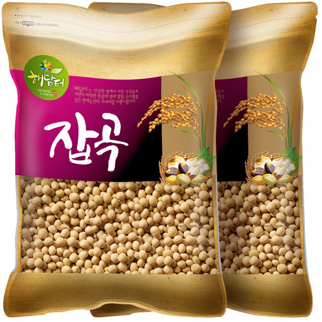 현대농산 국산 백태 메주콩, 2개