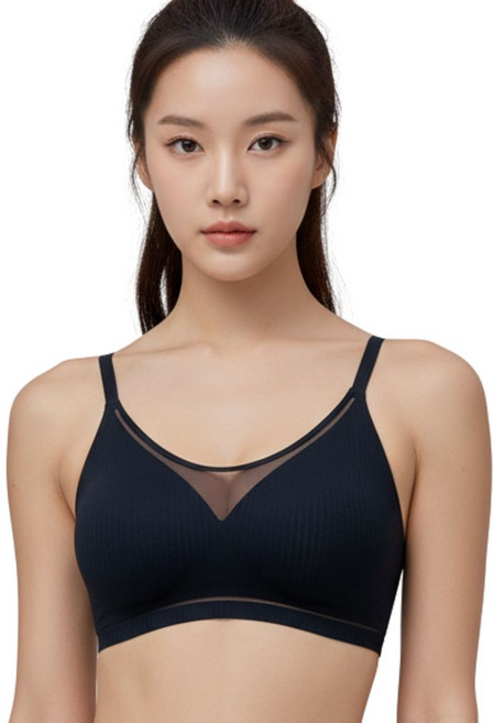 Kyails 편한 스포츠 브라 뽕 심리스 노와이어 브라탑